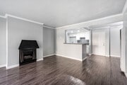 1BR, 1BA - 725SF - LIVING ROOM - The Mediterranean Apartments