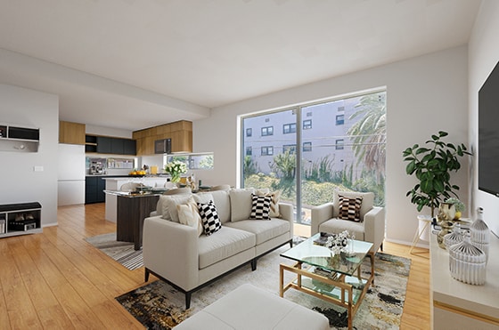 Floor Plan - 140 1/2 Coronado Townhouse