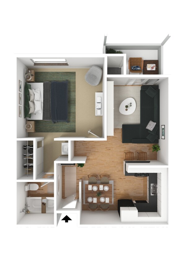 Villa Parq Aspire 3D Floor Plan - Aspire