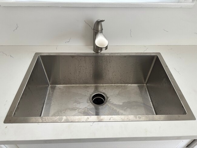 Large new stainless steel sink - 6266 S La Brea Ave Unit Apt D