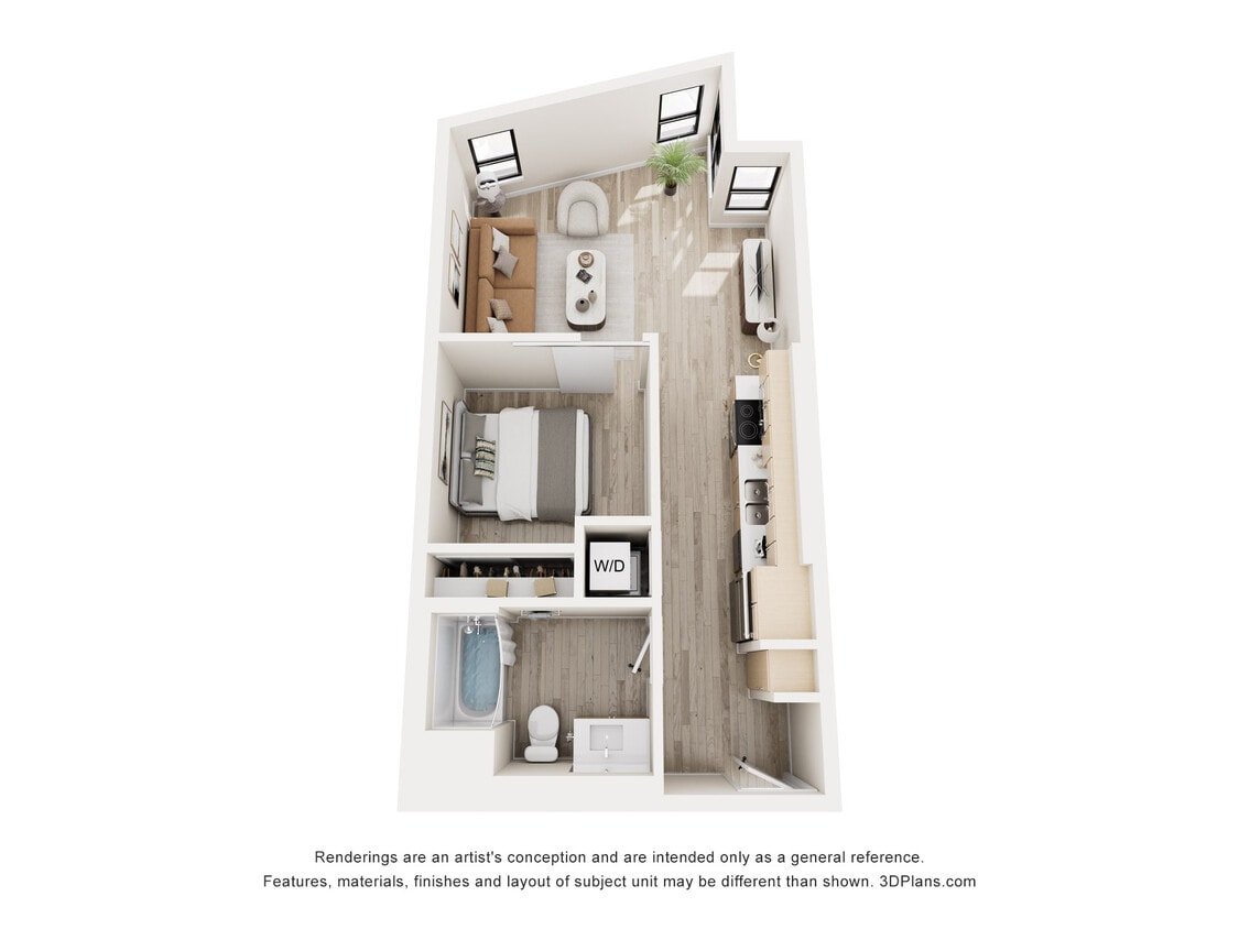 Floor Plan - 1BU4