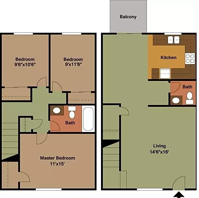 Floor Plan - 3/1.5