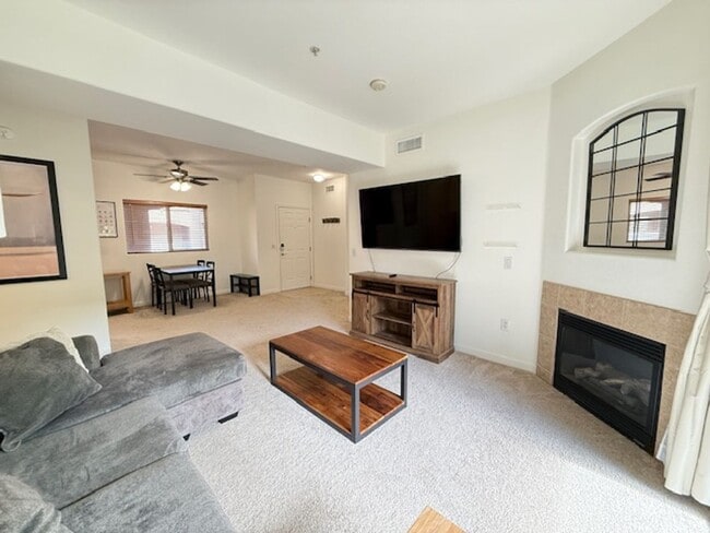 Photo - Rare Furnished 2BR/2BA Condo with Balcony, Fireplace & Resort-Style Amenities in Rancho Mission T... Unit 20
