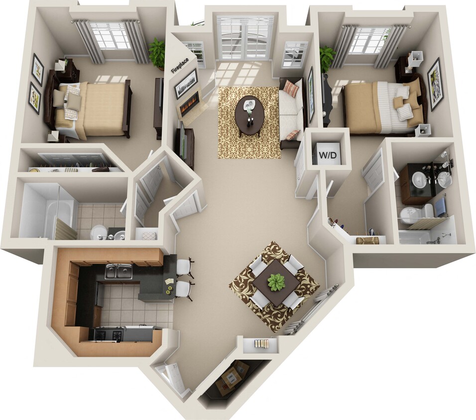 Floor Plan - Two Bedroom C