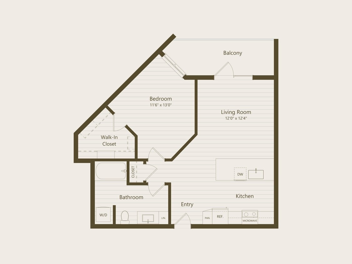 Floor Plan - 1J