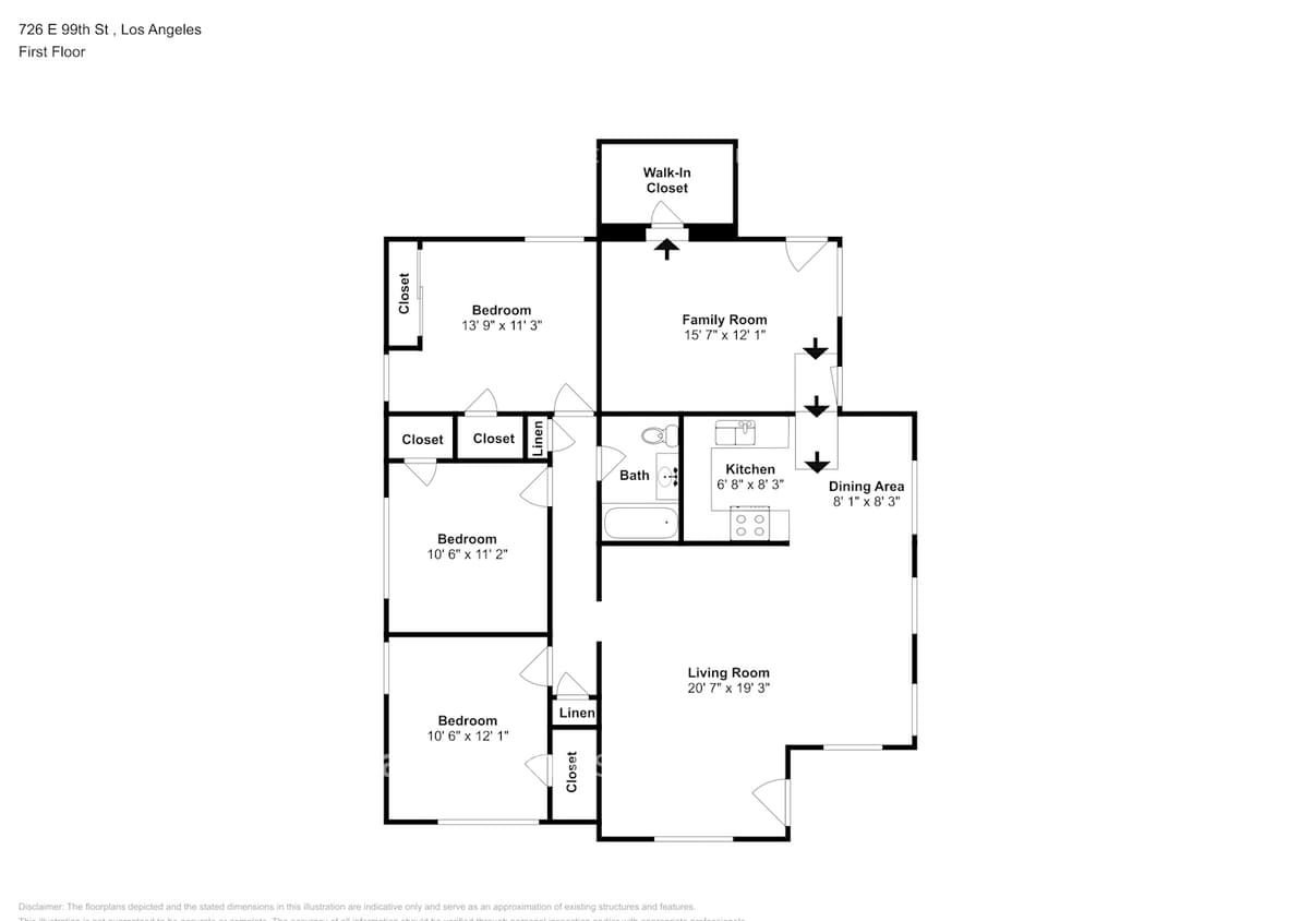 3D Tour - 726 E 99th St