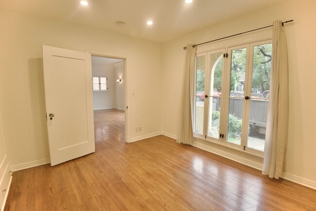 Bedroom 1 off Living Room, flooded with light - 4755 Wiota St