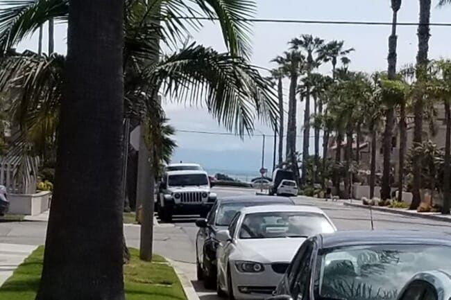 Catalina view from street level - 314 20th St Unit D