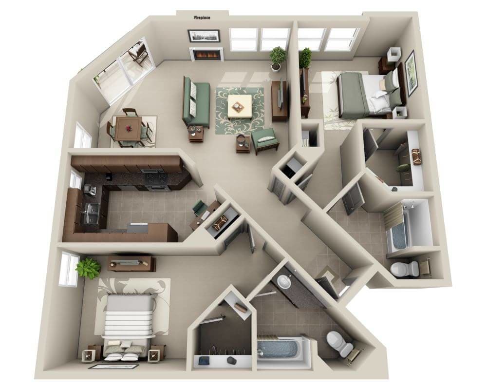 Floor Plan - Pacifica (B2B)