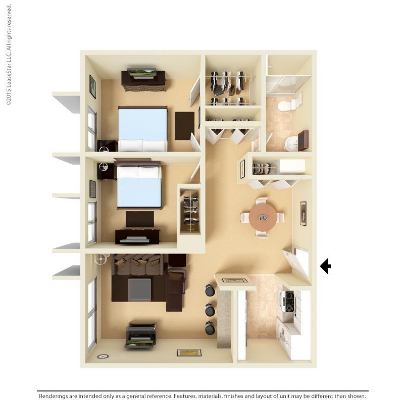 Floor Plan - Plan C, D & E