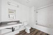2BR, 2BA - 1020SF - Primary Bathroom - Catalina Luxury Apartments Unit 301