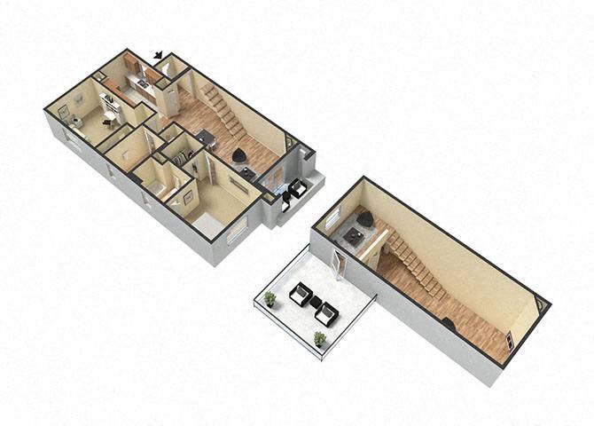 Floor Plan - Santorini Loft