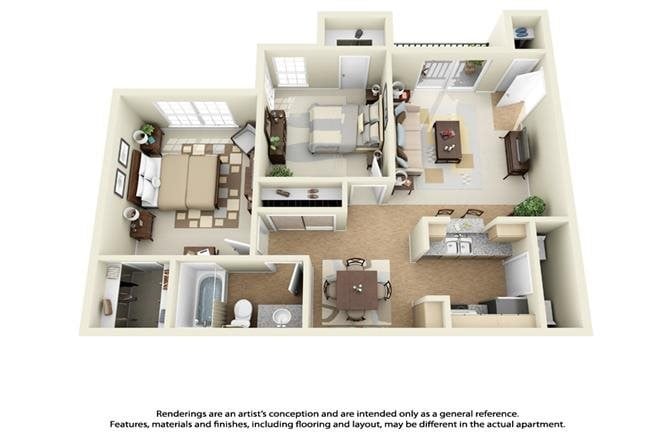 Floor Plan - 2 Bedroom