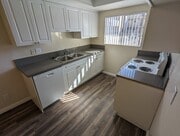 Kitchen with Quartz Countertop! - 225 W. Verdugo Apartments