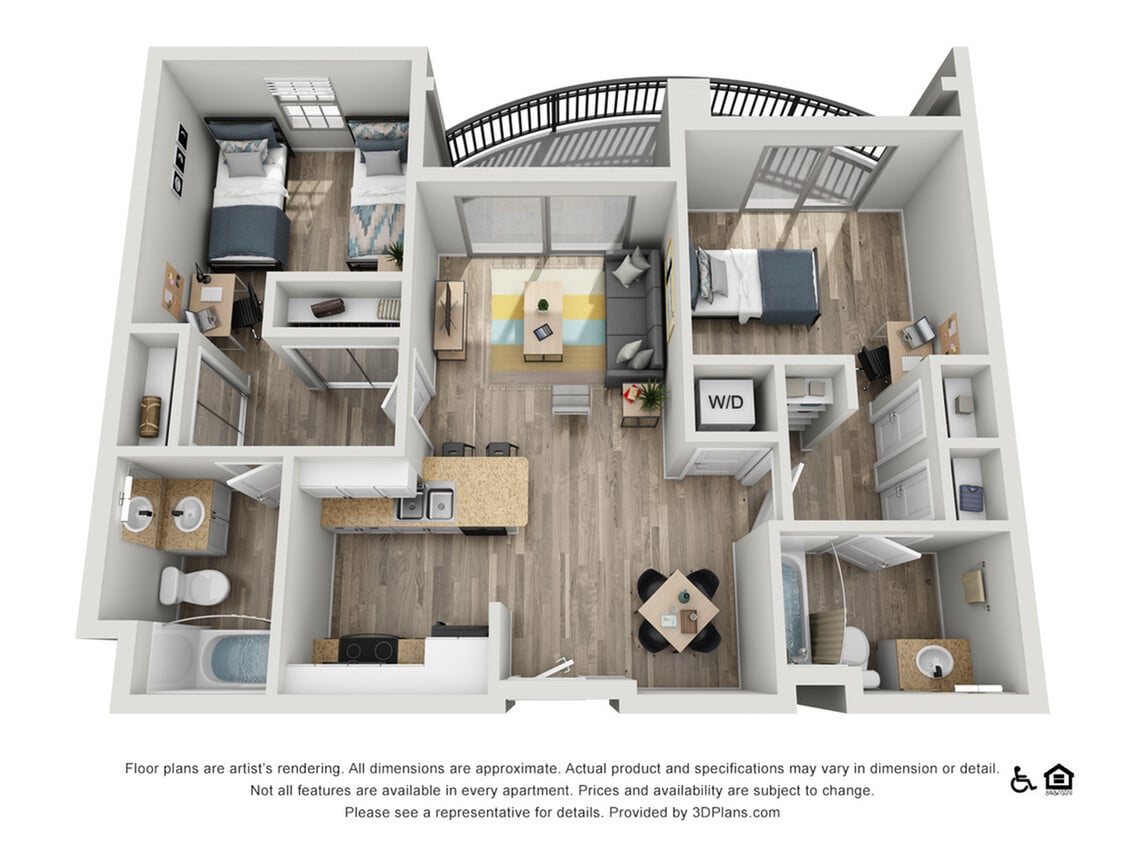 B2C 2 Bedroom 2 Bathroom - B2C