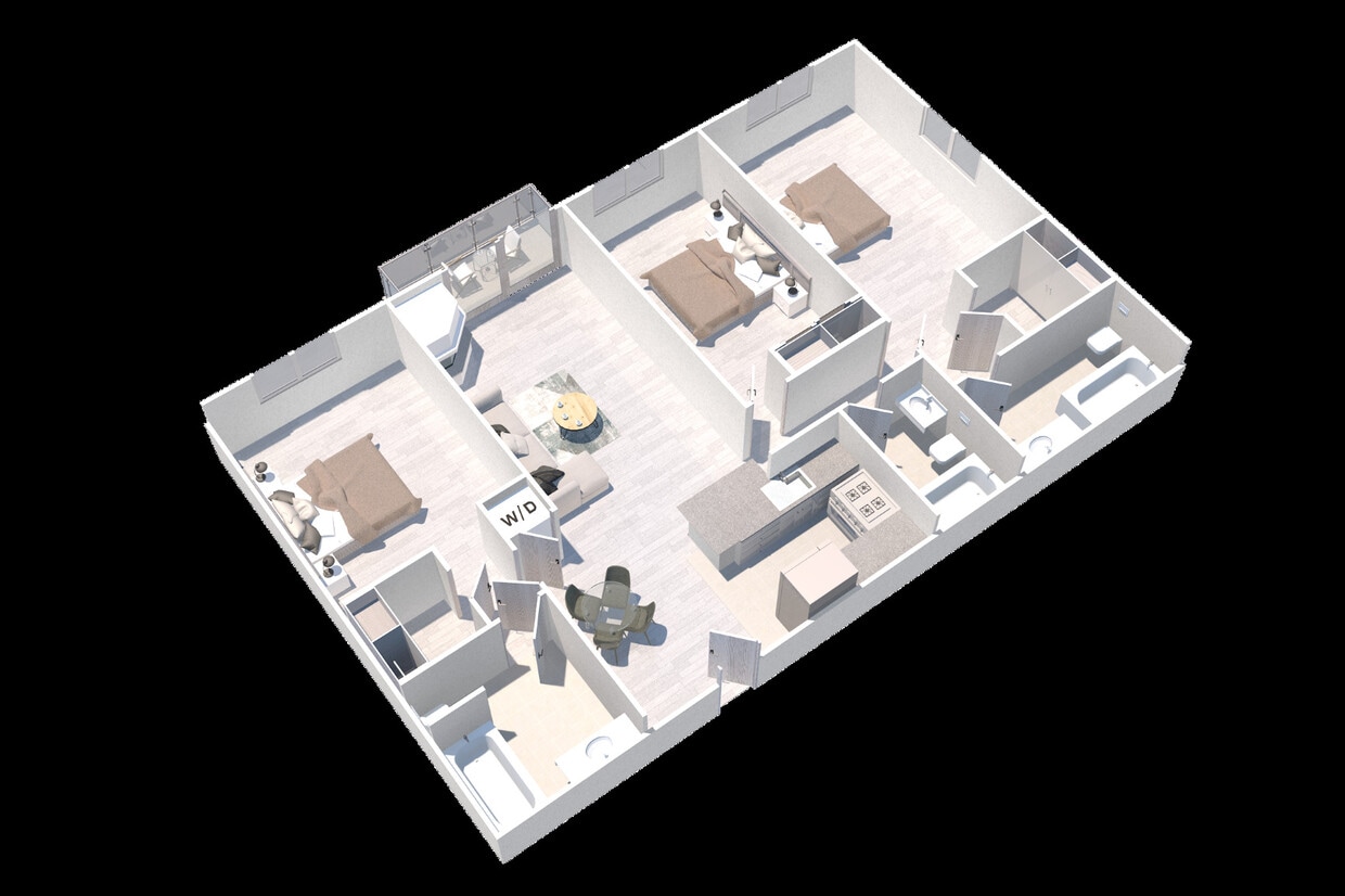 Floor Plan - Three Bedroom