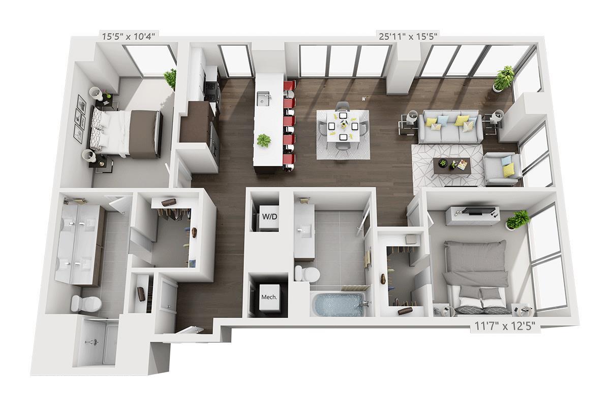 Floor Plan - B2D