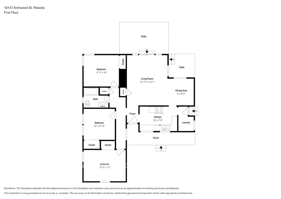 3D Tour - 18147 Archwood St
