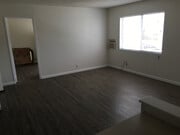 Living/Dining room (note: hardware and ceilings updated) - 1924 Park Grove Ave Apartments