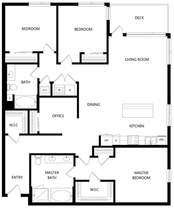C1.3 floor plan Neptune Marina - C1.3