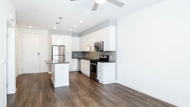Living Room with Hard Surface Flooring - The Alton