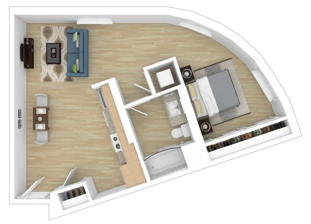 A4 1 Bedroom Apartment - A4