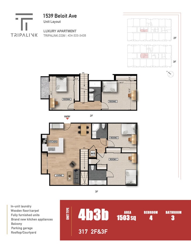 Floor Plan - Unit 317