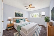 Bedroom #1 - digital staging - 2013-2015 S Corning St Apartments