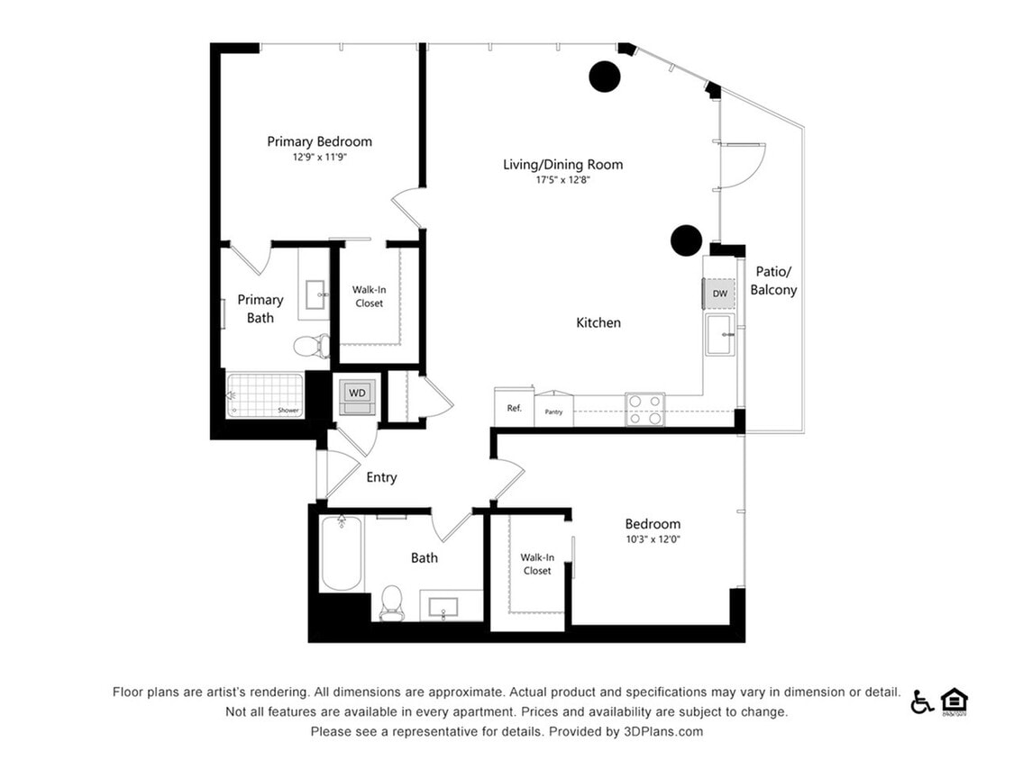 C4 | 2 bed 2 bath | 1,169 sq. ft. - C4
