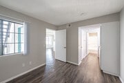 1BR, 1BA - 552SF - Primary Bedroom - Soldano Senior Village