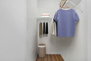 Walk-in closet - eaves San Marcos Apartments