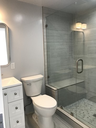 Shower - 12418 Oxnard St Unit ADU