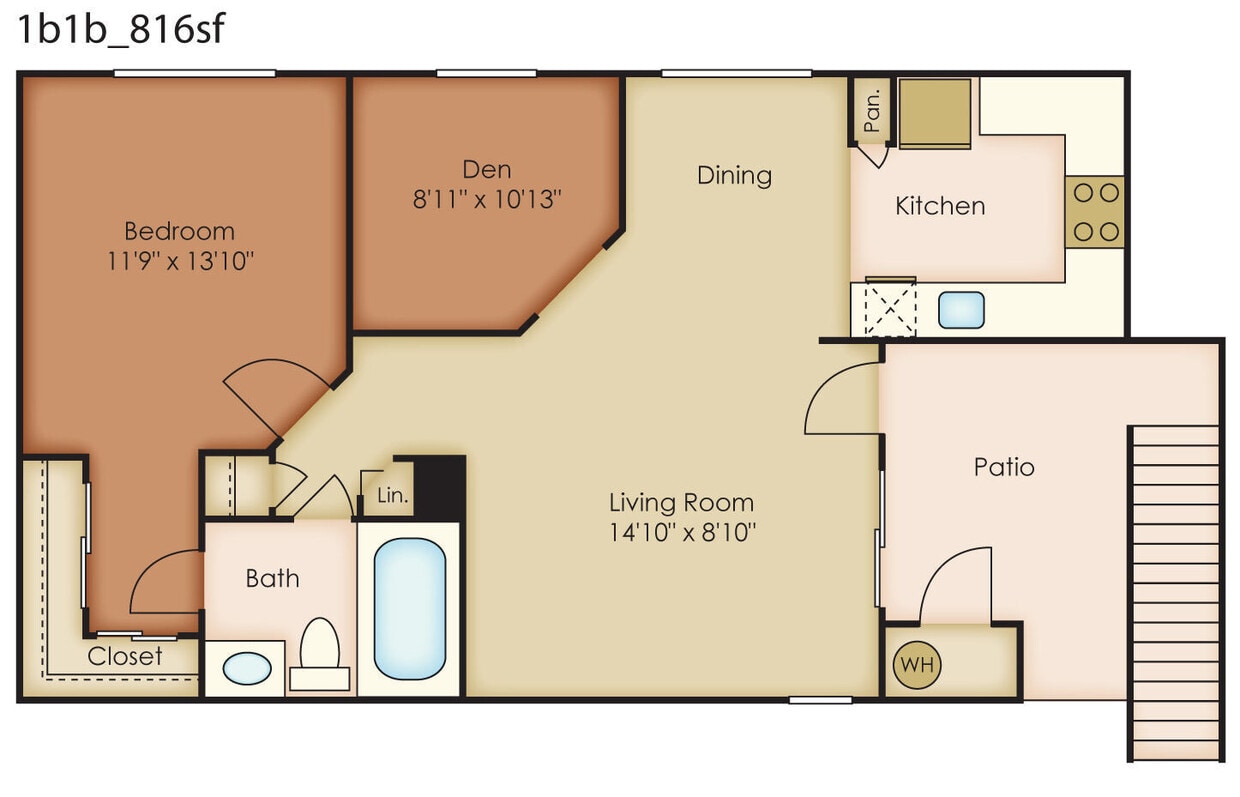 Floor Plan - 1b1b