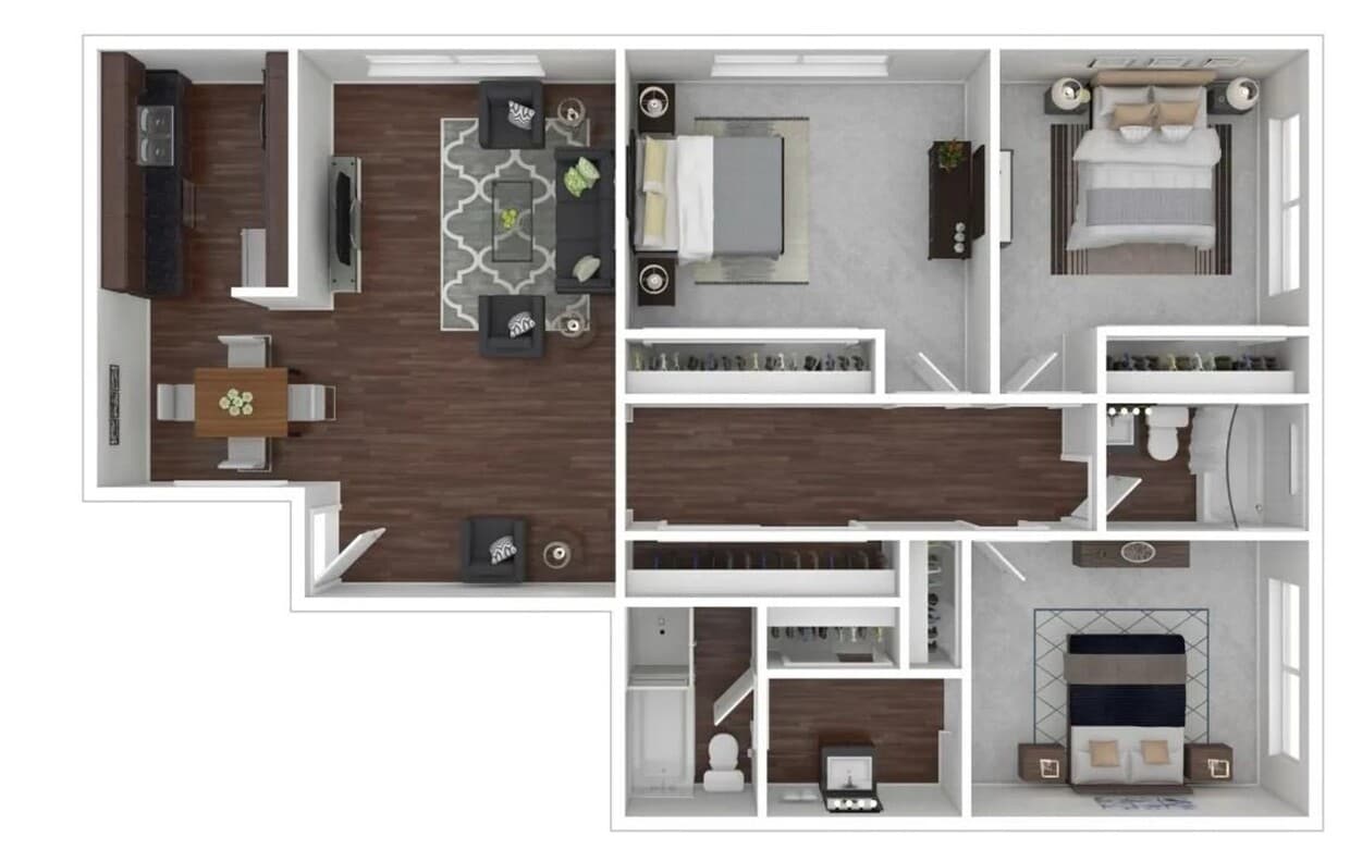 Floor Plan - 3x2R-awc