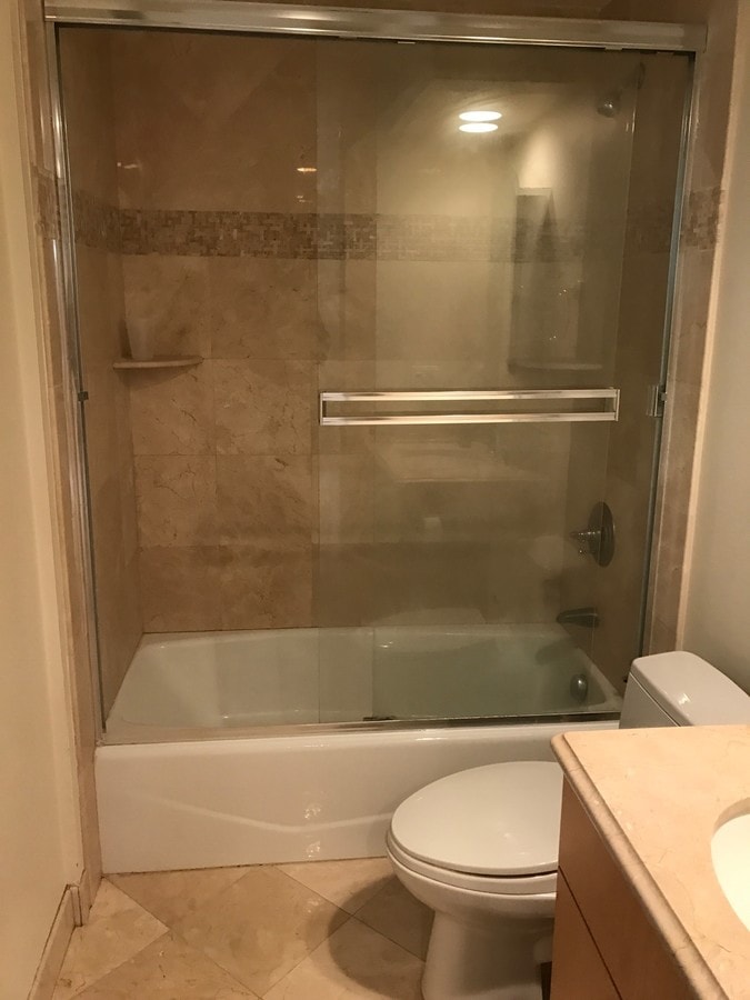 The marble shower tub.s@ - 133 43rd St Unit BeachStudio