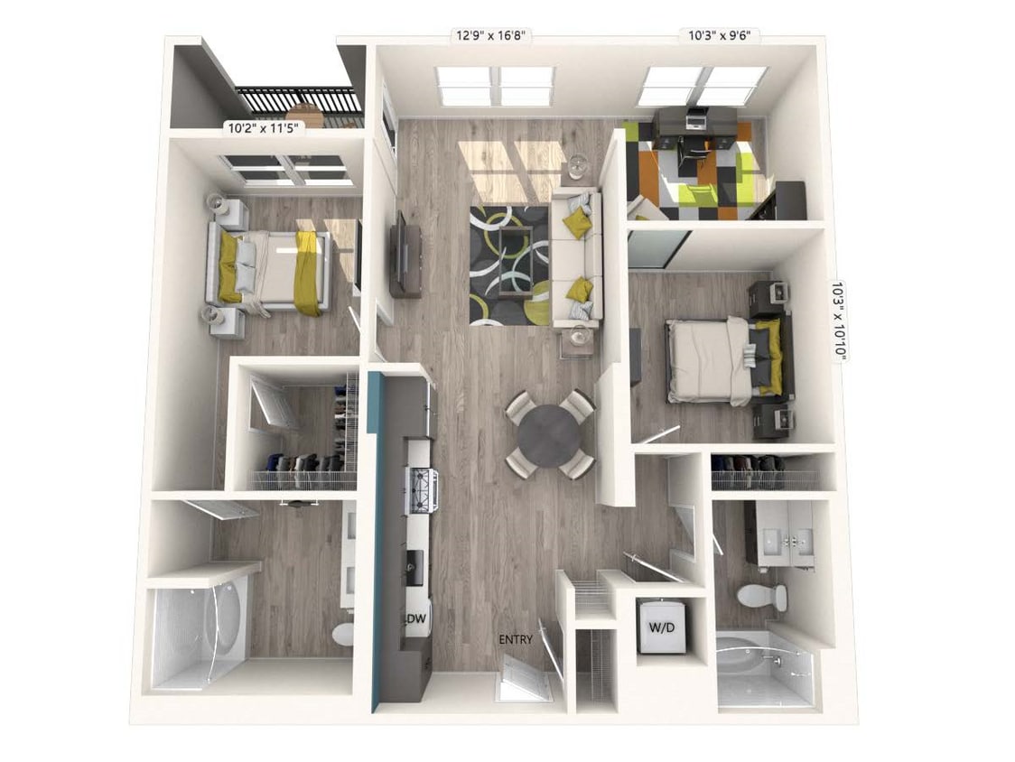 Floor Plan - B7-FinishII-Unit408