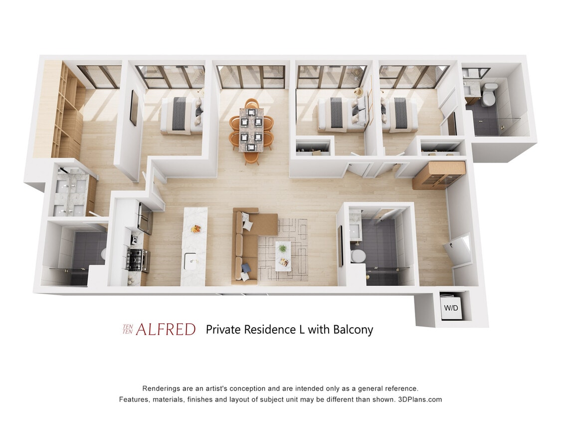 Residence L with Balcony - Residence L with Balcony