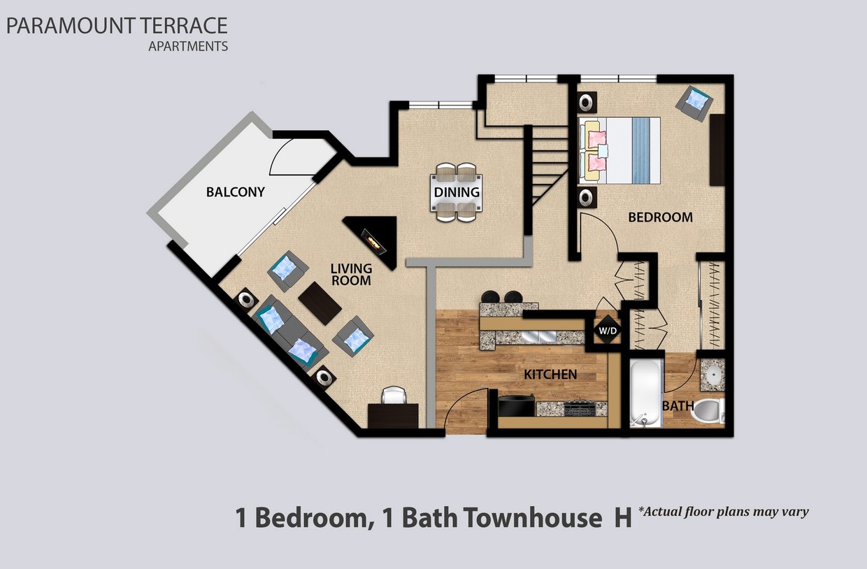 Floor Plan - 1 BRM 1 BTH