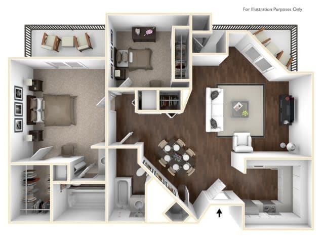 2x2AR1T3 - 2 Bedroom