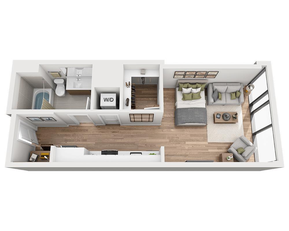 Floor Plan - Studio E1A