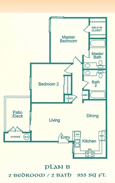 2BR/2BA - B