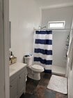 • Large private bathroom with full-size sink and oversized shower - 8333 Painter Ave Unit Studio Apartment for Rent