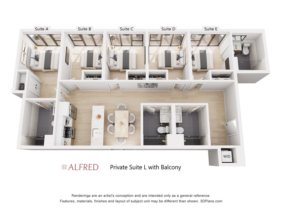 Private Suite L with Balcony - Private Suite L with Balcony