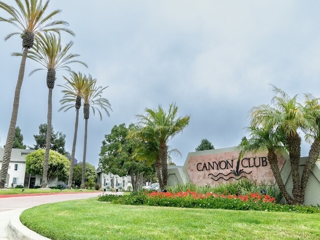 Monument Sign - Canyon Club Apartments