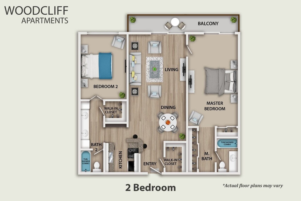 Floor Plan - 2 Bedroom