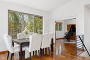 Staged dining area and upstairs bedroom/office - 1542 Manhattan Beach Blvd Townhome