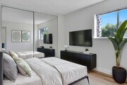 Staged bedroom - 1518 Euclid St Apartments