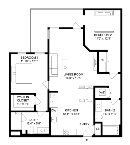 Floor Plan - 2-B1