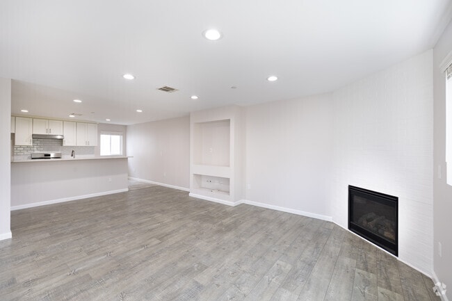 3BR, 2.5BA - 1,550SF - Living Room - 7359 Kester Ave