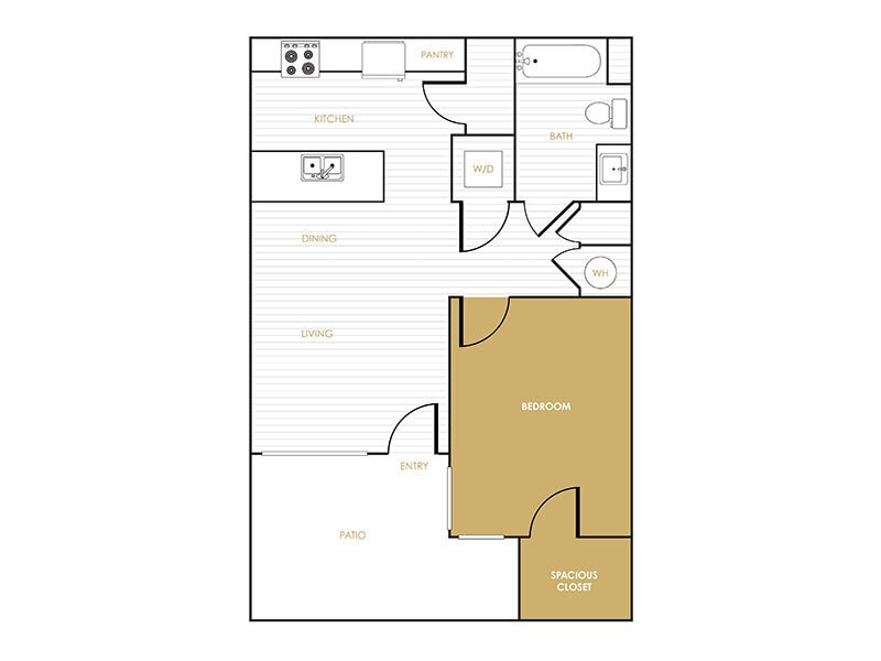 Floor Plan - 1x1_690